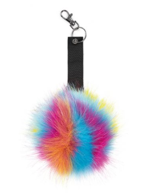Beechfield® Fur Pom Pom Keyring - Pixie